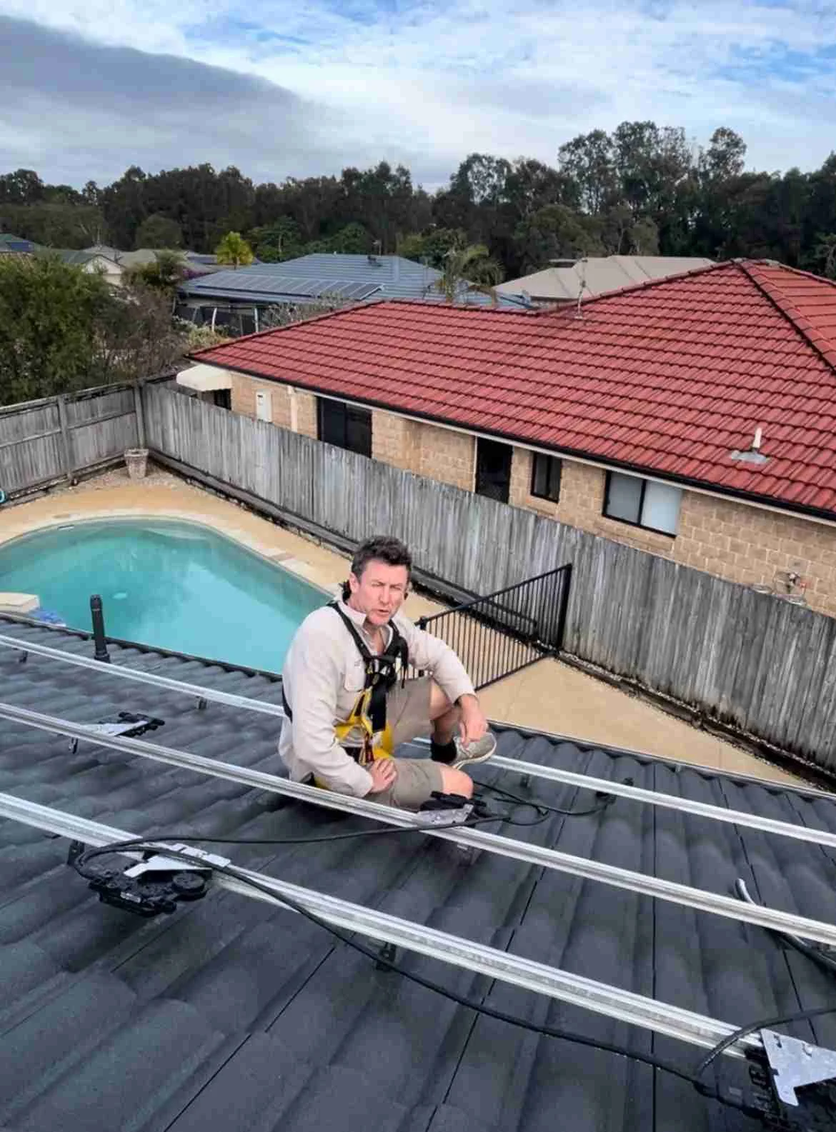 Ground and roof mounted solar on a rural property